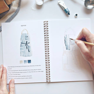 Baking watercolor workbook-Stationary-emily lex studio-Summit Lane Boutique, Women's Apparel and Gifts located in Grand Rapids, MI