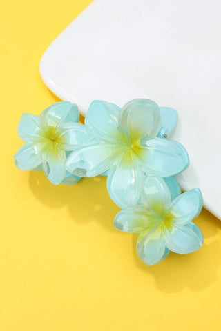 Gradient Resin Floral Hair Claw Clips-Hair Accessories-JOSSLYN by wall to wall-Summit Lane Boutique, Women's Apparel and Gifts located in Grand Rapids, MI