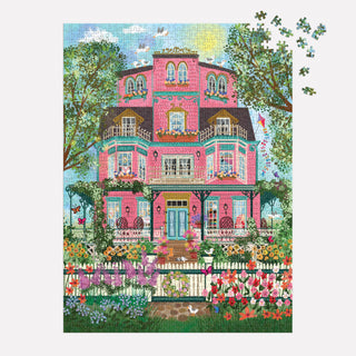 Joy Laforme Capeside Victorian 1000 Piece Foil Puzzle-Chronicle Books-Summit Lane Boutique, Women's Apparel and Gifts located in Grand Rapids, MI