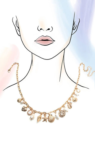 Alana Necklace-Necklaces-JOSSLYN by wall to wall-Summit Lane Boutique, Women's Apparel and Gifts located in Grand Rapids, MI