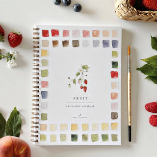 Fruit watercolor workbook-Stationary-emily lex studio-Summit Lane Boutique, Women's Apparel and Gifts located in Grand Rapids, MI