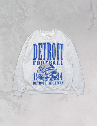 90's Vintage Detroit Football - FINAL SALE-Sweatshirt-The Clandestine Underground-Summit Lane Boutique, Women's Apparel and Gifts located in Grand Rapids, MI