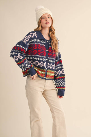 Dakota Fair Isle Sweater-Sweaters-&MERCI-Summit Lane Boutique, Women's Apparel and Gifts located in Grand Rapids, MI