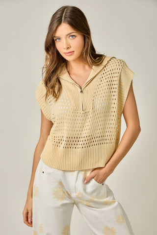 The Haven Fishnet Top-Short Sleeves-Mystree-Summit Lane Boutique, Women's Apparel and Gifts located in Grand Rapids, MI