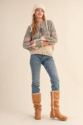 Francis Nordic Sweater-Sweaters-&MERCI-Summit Lane Boutique, Women's Apparel and Gifts located in Grand Rapids, MI
