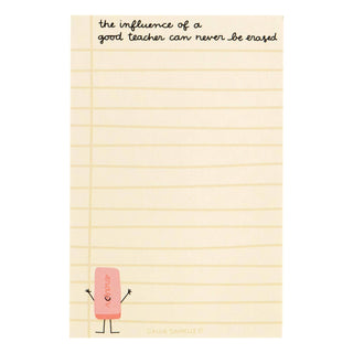 Influence Of A Good Teacher Notepad-Stationary Supplies-Callie Danielle-Summit Lane Boutique, Women's Apparel and Gifts located in Grand Rapids, MI