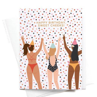 Happy Birthday Sweet Cheeks Greeting Card-Greeting Cards-Onderkast Studio-Summit Lane Boutique, Women's Apparel and Gifts located in Grand Rapids, MI