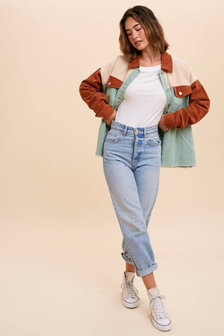 The Rory Colorblock Shacket-Jackets-In Loom-Summit Lane Boutique, Women's Apparel and Gifts located in Grand Rapids, MI