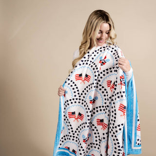 Snuggle Up Plush Blanket–All-American Darling