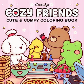 Cozy Friends Coloring Book For Adults And Kids-Coloring Books-Penguin Random House LLC-Summit Lane Boutique, Women's Apparel and Gifts located in Grand Rapids, MI