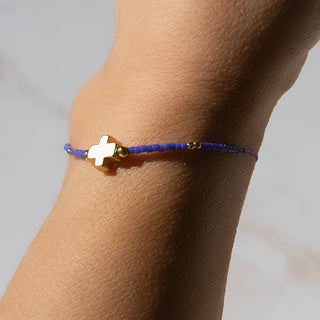 Let It Shine Cross Bracelet + Sticker | Matthew 5:16