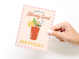 Wishing You a Bloody Good Birthday Greeting Card