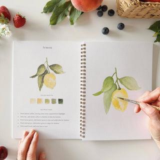 Fruit watercolor workbook-Stationary-emily lex studio-Summit Lane Boutique, Women's Apparel and Gifts located in Grand Rapids, MI
