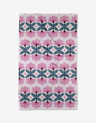 Fragrant Flowers Tea Towel-Kitchen Towel-Geometry-Summit Lane Boutique, Women's Apparel and Gifts located in Grand Rapids, MI