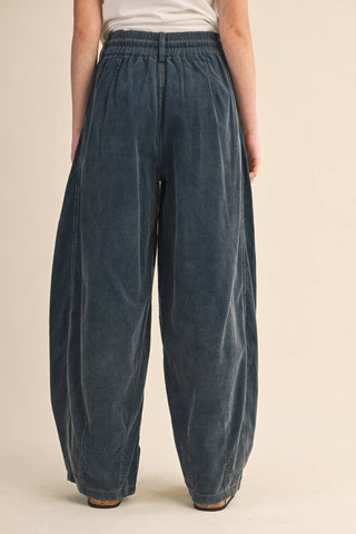 Ashlyn Corduroy Barrel Pants-Pants-&MERCI-Summit Lane Boutique, Women's Apparel and Gifts located in Grand Rapids, MI