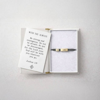Sentiment Cord Bracelet-Joshua 1:9, With You Always-Bracelets-Lenny & Eva-Summit Lane Boutique, Women's Apparel and Gifts located in Grand Rapids, MI