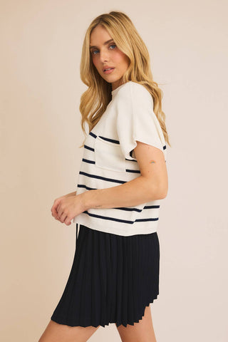 Dani Sweater Top-Short Sleeves-GILLI-Summit Lane Boutique, Women's Apparel and Gifts located in Grand Rapids, MI