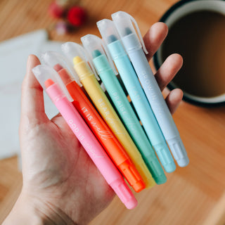 Pastel Bible Highlighter Set-Stationary Supplies-The Daily Grace Co-Summit Lane Boutique, Women's Apparel and Gifts located in Grand Rapids, MI
