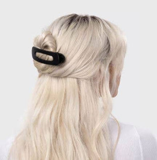 Flat Lay Claw Clip 2pc Flat - Black & Tort-Hair Accessories-KITSCH-Summit Lane Boutique, Women's Apparel and Gifts located in Grand Rapids, MI