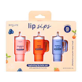 Lip Sips Hydrating Lip Balm Set-Bath & Body-My Spa Life-Summit Lane Boutique, Women's Apparel and Gifts located in Grand Rapids, MI