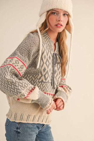 Francis Nordic Sweater-Sweaters-&MERCI-Summit Lane Boutique, Women's Apparel and Gifts located in Grand Rapids, MI
