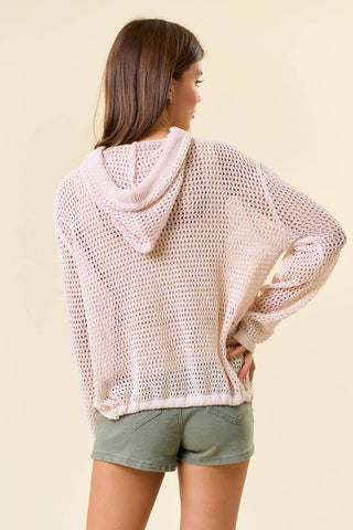 Bobbi Open Knit Sweater-Cardigans-Doe and Rae-Summit Lane Boutique, Women's Apparel and Gifts located in Grand Rapids, MI