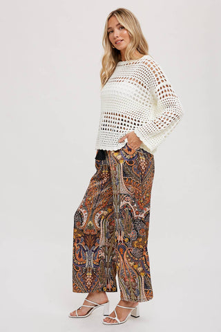 Ariel Open Knit Pullover-Sweaters-Bluivy-Summit Lane Boutique, Women's Apparel and Gifts located in Grand Rapids, MI