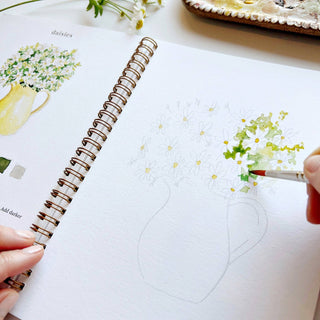 Flowers watercolor workbook-Stationary-emily lex studio-Summit Lane Boutique, Women's Apparel and Gifts located in Grand Rapids, MI