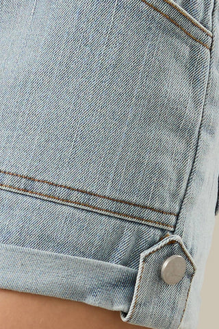 Claire Light Wash Stretch Shorts-Shorts-Sunday Edition by LE LIS-Summit Lane Boutique, Women's Apparel and Gifts located in Grand Rapids, MI