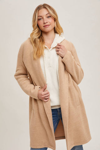 Sally Long Line Jacket-Jackets-Bluivy-Summit Lane Boutique, Women's Apparel and Gifts located in Grand Rapids, MI