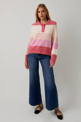 Jackie Collared Sweater-Sweaters-Sunday Edition by LE LIS-Summit Lane Boutique, Women's Apparel and Gifts located in Grand Rapids, MI