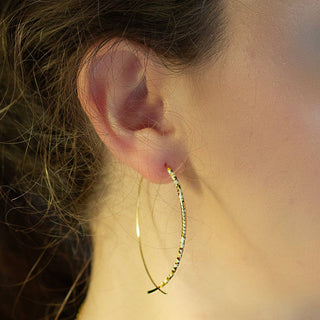 Norah Threader Hoop Earrings-Earrings-Lenny & Eva-Summit Lane Boutique, Women's Apparel and Gifts located in Grand Rapids, MI
