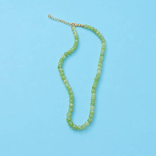 NATURAL AGATE GLASS SEMI PRECIOUS BEAD NECKLACE | 40NK9754-Necklaces-JOSSLYN by wall to wall-Summit Lane Boutique, Women's Apparel and Gifts located in Grand Rapids, MI