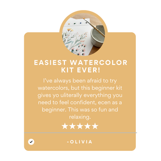 All-In-One Beginner Watercolor Kit - Wildflowers-Crafts-Breathe People-Summit Lane Boutique, Women's Apparel and Gifts located in Grand Rapids, MI