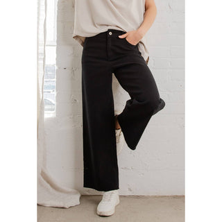 Kaylee Wide Leg Crop-Pants-Rae Mode-Summit Lane Boutique, Women's Apparel and Gifts located in Grand Rapids, MI