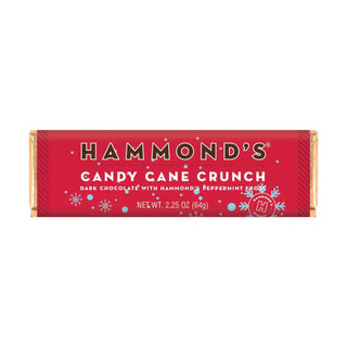 Candy Bar - Dark Chocolate - Candy Cane Crunch - 2.25 oz-Hammond's Candies-Summit Lane Boutique, Women's Apparel and Gifts located in Grand Rapids, MI