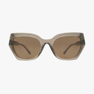 NOVA CRYSTAL TAUPE Geometric Cat Eye Fashion Sunglasses-Sunglasses-Kohv Eyewear-Summit Lane Boutique, Women's Apparel and Gifts located in Grand Rapids, MI