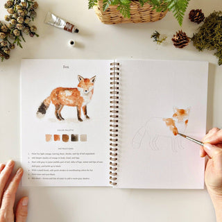 Woodland watercolor workbook-Stationary-emily lex studio-Summit Lane Boutique, Women's Apparel and Gifts located in Grand Rapids, MI
