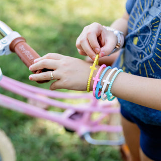 Jesus Bracelets (silicone cross bracelets)-Bracelets-Ryan & Rose-Summit Lane Boutique, Women's Apparel and Gifts located in Grand Rapids, MI