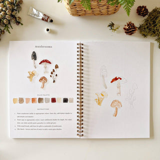 Woodland watercolor workbook-Stationary-emily lex studio-Summit Lane Boutique, Women's Apparel and Gifts located in Grand Rapids, MI