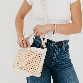 Bryce Woven Bucket Bag-Purse-Pretty Simple-Summit Lane Boutique, Women's Apparel and Gifts located in Grand Rapids, MI