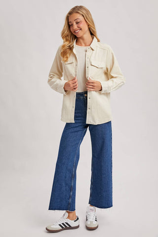 London Corduroy Shacket-Jackets-Bluivy-Summit Lane Boutique, Women's Apparel and Gifts located in Grand Rapids, MI