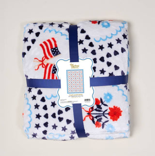 Snuggle Up Plush Blanket–All-American Darling