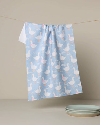 Duck Trail Tea Towel-Geometry-Summit Lane Boutique, Women's Apparel and Gifts located in Grand Rapids, MI