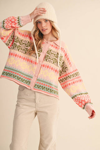 Dakota Fair Isle Sweater-Sweaters-&MERCI-Summit Lane Boutique, Women's Apparel and Gifts located in Grand Rapids, MI