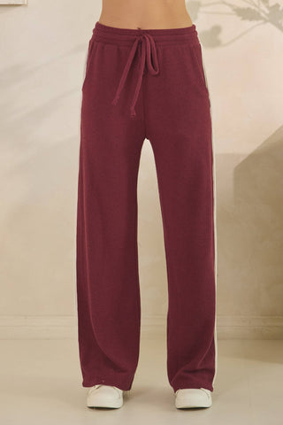 Contrast Stripe Pants-Lounge Pants-Tres Bien, Inc-Summit Lane Boutique, Women's Apparel and Gifts located in Grand Rapids, MI