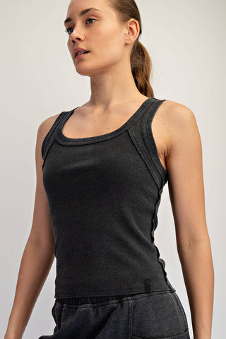 The Vintage Wash Tank-Tank Top-Rae Mode-Summit Lane Boutique, Women's Apparel and Gifts located in Grand Rapids, MI