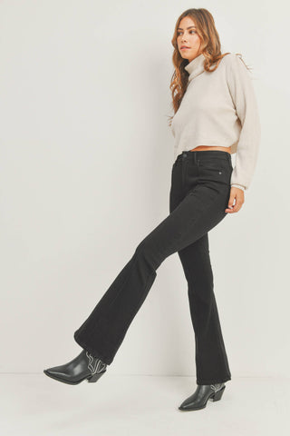 JBD Pintuck Classy Flare-Jeans-JBD-Summit Lane Boutique, Women's Apparel and Gifts located in Grand Rapids, MI