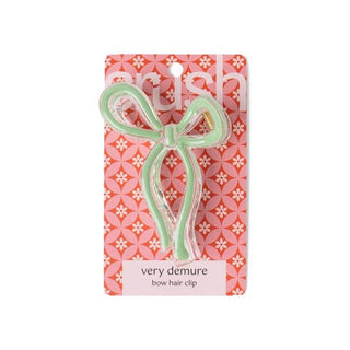 Very Demure Bow Hair Clip-Hair Accessories-DM Merchandising-Summit Lane Boutique, Women's Apparel and Gifts located in Grand Rapids, MI