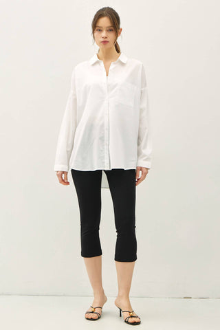 The Everyday Oversized Button Down-Blouse-Be Cool-Summit Lane Boutique, Women's Apparel and Gifts located in Grand Rapids, MI